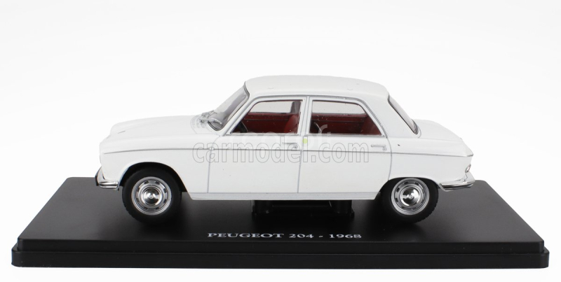 Edicola Peugeot 204 1968 - Con Vetrina - With Showcase 1:24 Bílá