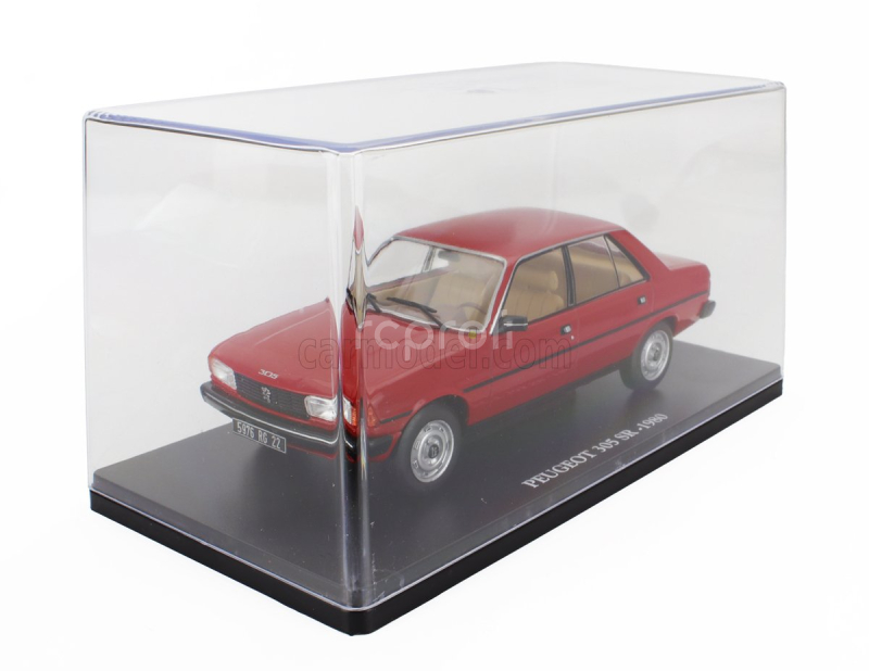 Edicola Peugeot 305 Sr 1980 - Con Vetrina - With Showcase 1:24 Red