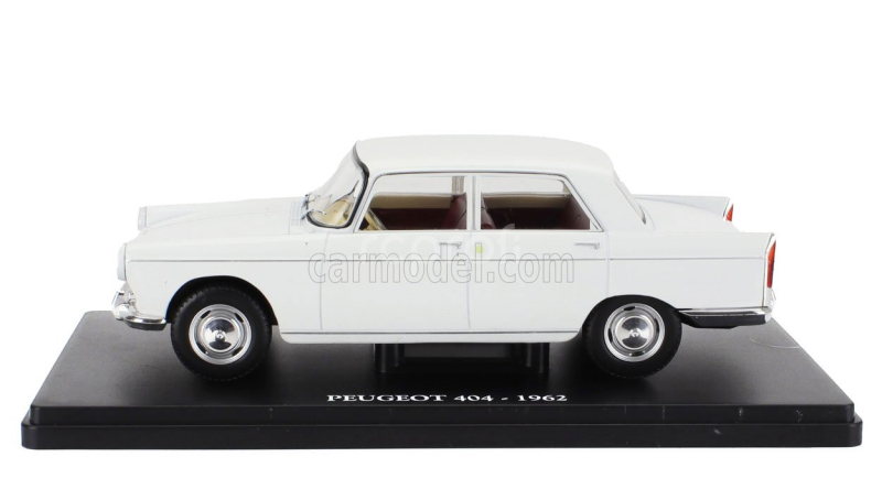 Edicola Peugeot 404 1962 - Con Vetrina - With Showcase 1:24 Bílá