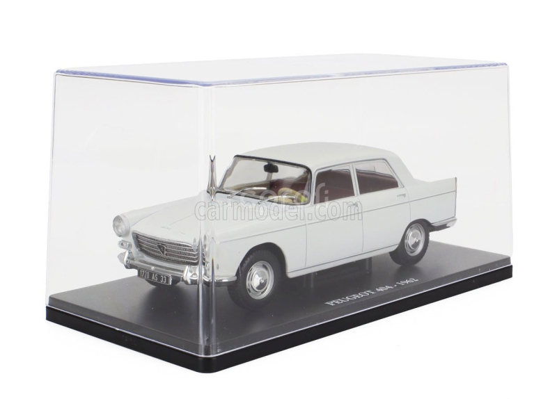 Edicola Peugeot 404 1962 - Con Vetrina - With Showcase 1:24 Bílá