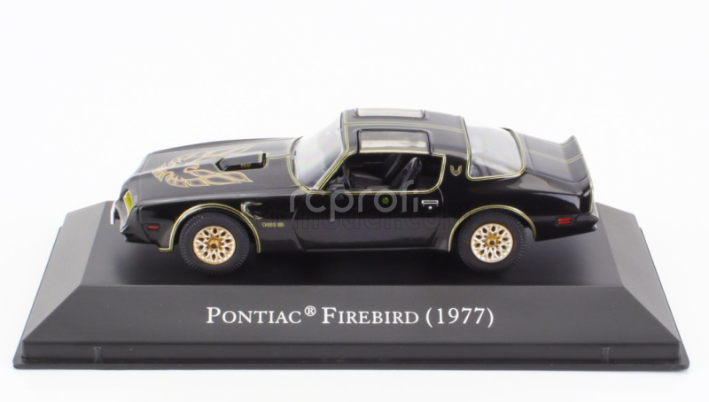 Edicola Pontiac Firebird Trans Am 1977 - Con Vetrina - With Showcase 1:43 Černé Zlato