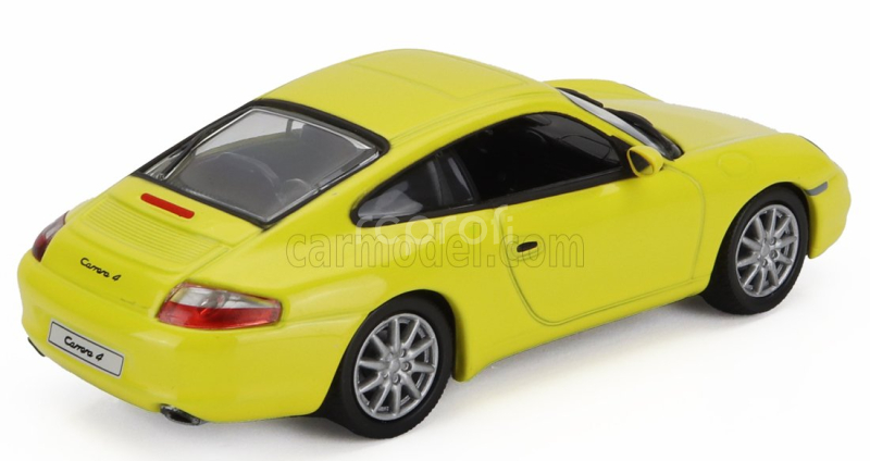 Edicola Porsche 911 996 Carrera 4 Coupe 2001 1:43 Žlutá