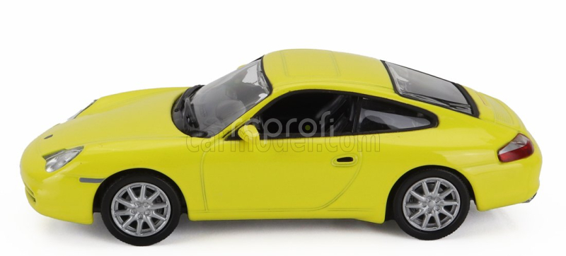 Edicola Porsche 911 996 Carrera 4 Coupe 2001 1:43 Žlutá