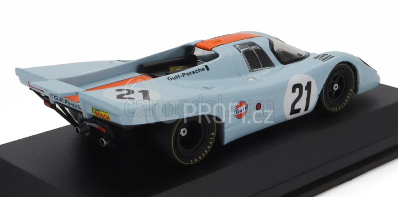 Edicola Porsche 917k 4.9l Team Jw Automotive Engineering Gulf N 21 1:43, modrá
