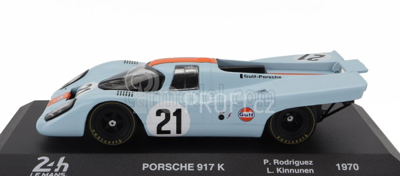 Edicola Porsche 917k 4.9l Team Jw Automotive Engineering Gulf N 21 1:43, modrá