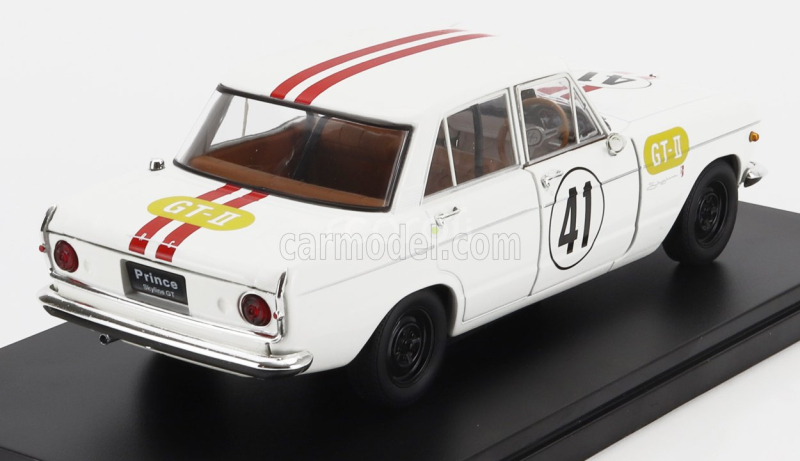 Edicola Prince Skyline Gt N 41 Racing 1964 1:24 Bílá Červená