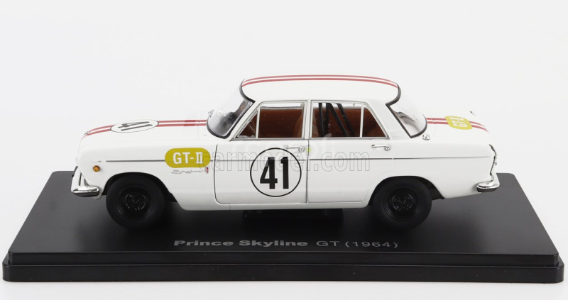 Edicola Prince Skyline Gt N 41 Racing 1964 1:24 Bílá Červená