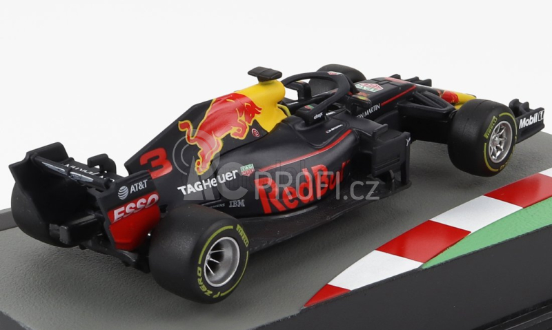 Edicola Red bull F1  Rb14 Team Aston Martin Tag Heuer N 3 Season 2018 Daniel Ricciardo 1:43 Matná Modrá Žlutá