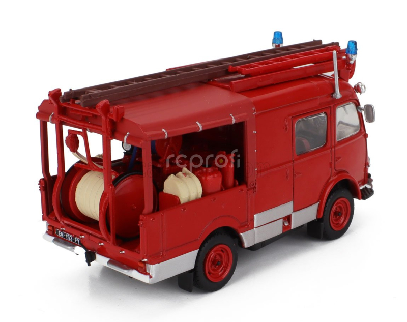 Edicola Renault 1000kg Tanker Truck Fire Engine 1965 1:43 Red