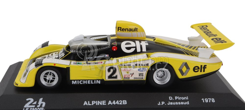Edicola Renault Alpine A442b 2.0l Turbo V6 Team Renault Sport N 2 1:43, žlutá
