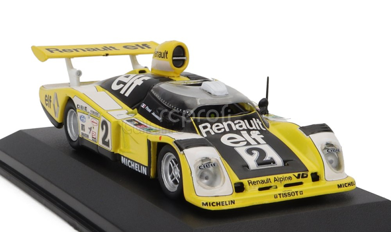 Edicola Renault Alpine A442b 2.0l Turbo V6 Team Renault Sport N 2 Winner 24h Le Mans 1978 Didier Pironi - Jean Pierre Jaussaud 1:43 Žlutá Bílá Černá