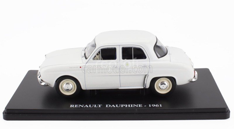 Edicola Renault Dauphine 1961 - Con Vetrina - With Showcase 1:24 Bílá