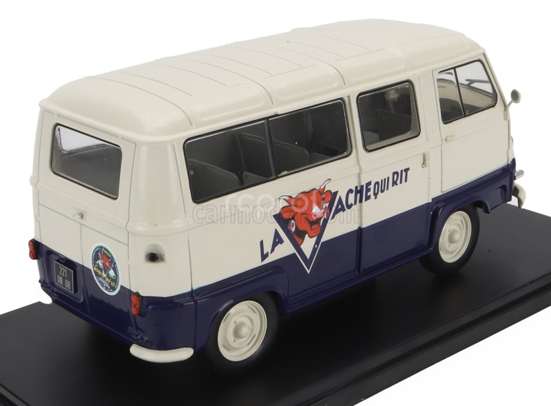 Edicola Renault Estafette Minibus La Vache Qui Rit 1962 - Without Card Box - Senza Scatola 1:24 Krémově Modrá