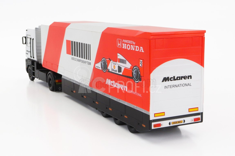 Edicola Renault Magnum Ae500 Kamion Team F1 Mclaren Honda Mp4/6 1:43, bílá