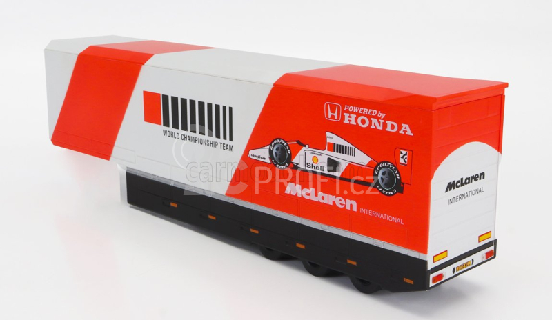 Edicola Renault Magnum Ae500 Kamion Team F1 Mclaren Honda Mp4/6 1:43, bílá