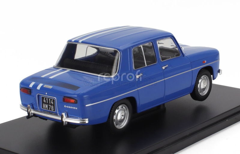 Edicola Renault R8 Gordini 1966 - Con Vetrina - With Showcase 1:24 Blue