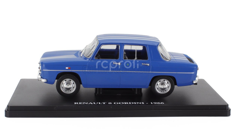 Edicola Renault R8 Gordini 1966 - Con Vetrina - With Showcase 1:24 Blue