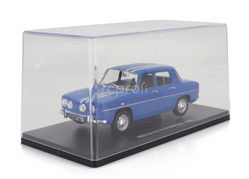 Edicola Renault R8 Gordini 1966 - Con Vetrina - With Showcase 1:24 Blue