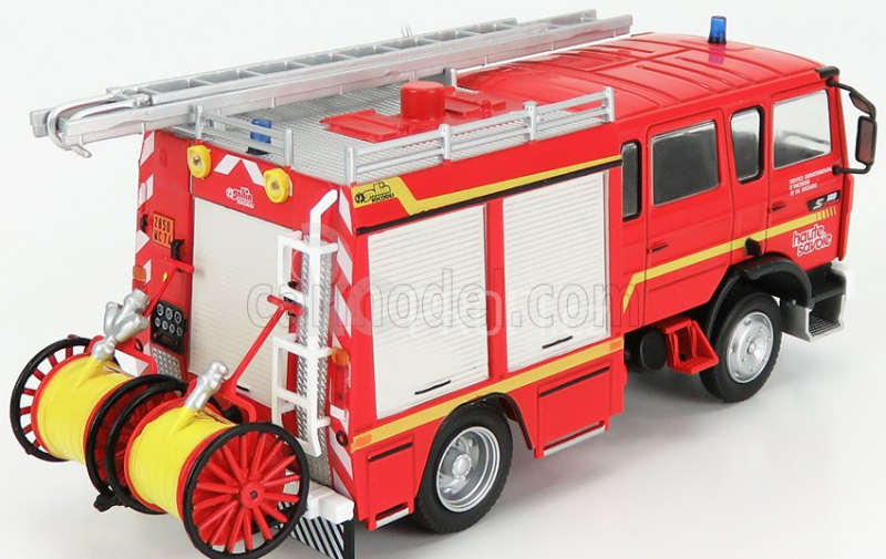 Edicola Renault S100 Tanker Truck Požární vůz 1981 1:43, červená