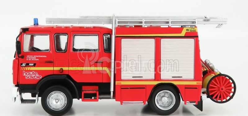Edicola Renault S100 Tanker Truck Požární vůz 1981 1:43, červená