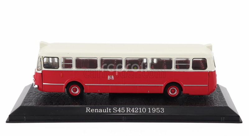 Edicola Renault S45 R4210 Autobus 1953 - Damage Display Box 1:72 Červený Krém