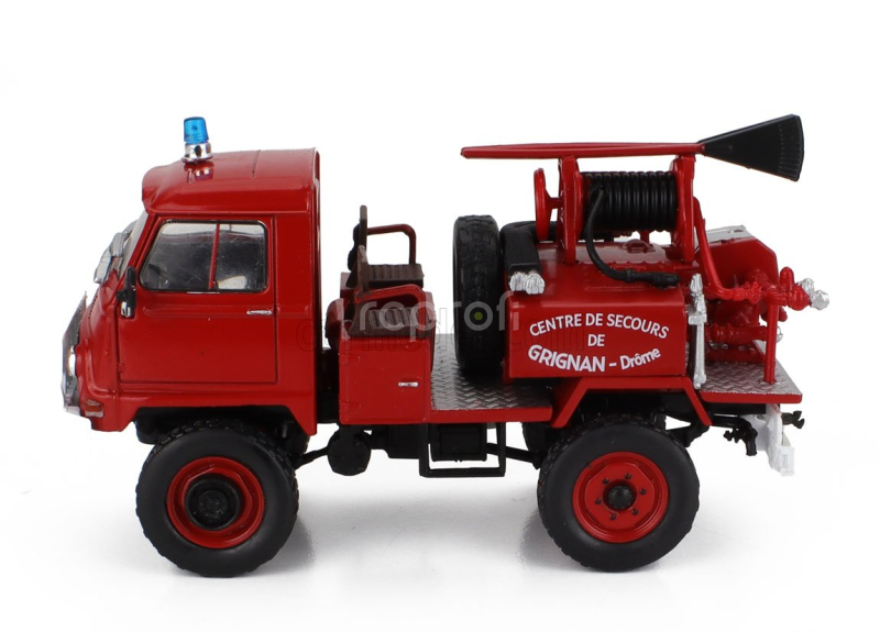 Edicola Renault Super Castor Tanker Truck Fire Engine Centre De Secours De Grignan Drome 1976 1:43 Red