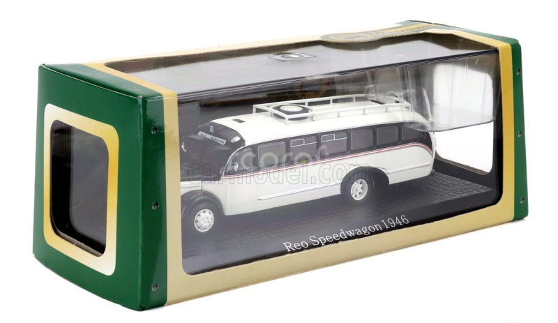 Edicola REO Speedway Autobus 1946 - Damage Display Box 1:72 Bílá Černá
