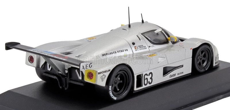 Edicola Sauber Mercedes Benz C9 5.0l Turbo V8 Team Sauber Mercedes N 63 Winner 24h Le Mans 1989 Jochen Mass - Manuel Reuter - Stanley Dickens 1:43 Silver