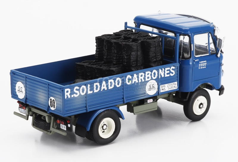 Edicola Sava Sh550 Truck R.soldado Carbones 2-assi 1970 1:43 Blue