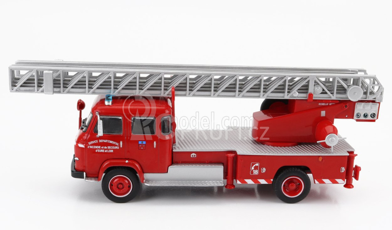 Edicola Saviem 57 Truck Scala 1977 Požární vůz 1:43, červená