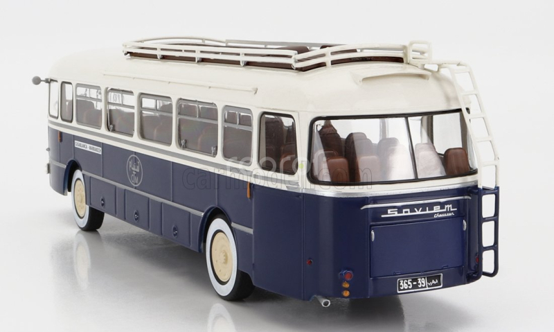 Edicola Saviem Chausson Sc1 Autobus Casablanca - Marrakech 1960 1:43 Modrý Krém