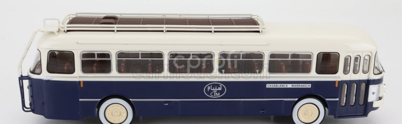 Edicola Saviem Chausson Sc1 Autobus Casablanca - Marrakech 1960 1:43 Modrý Krém