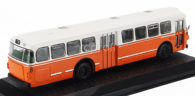 Edicola Scania Vabis D11 Autobus 1969 - Damage Display Box 1:72 Oranžová Bílá