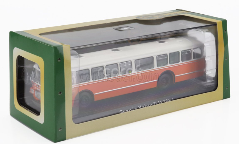Edicola Scania Vabis D11 Autobus 1969 - Damage Display Box 1:72 Oranžová Bílá