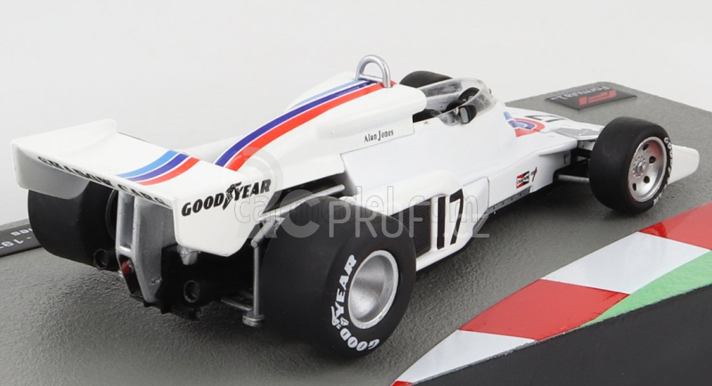 Edicola Shadow F1  Dn8 N 17 Season 1977 Alan Jones 1:43 Bílá