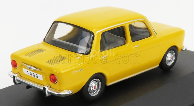 Edicola Simca 1000 1962 - Con Vetrina - With Showcase 1:43 Žlutá