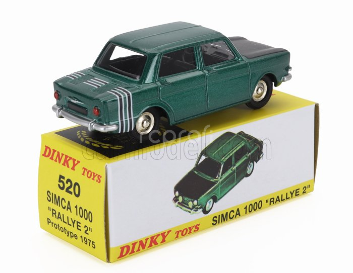 Edicola Simca 1000 Rally2 1976 1:43 Zelená Černá