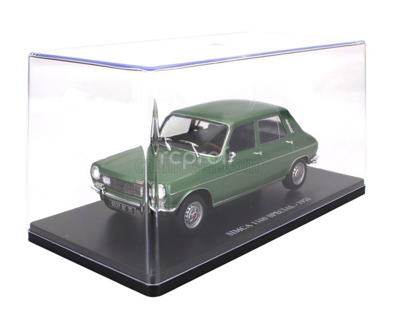 Edicola Simca 1100 Special 1970 - Con Vetrina - With Showcase 1:24 Green Met