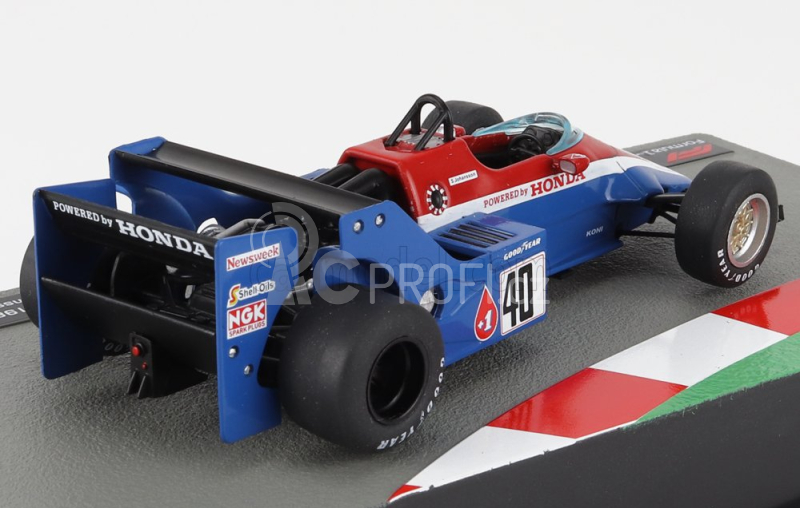 Edicola Spirit F1  201 Honda N 40 Season 1983 Stefan Johansson 1:43 Modrá Červená