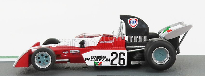 Edicola Surtees F1  Ts9b N 26 Season 1972 Andrea De Adamich 1:43 Červená Bílá