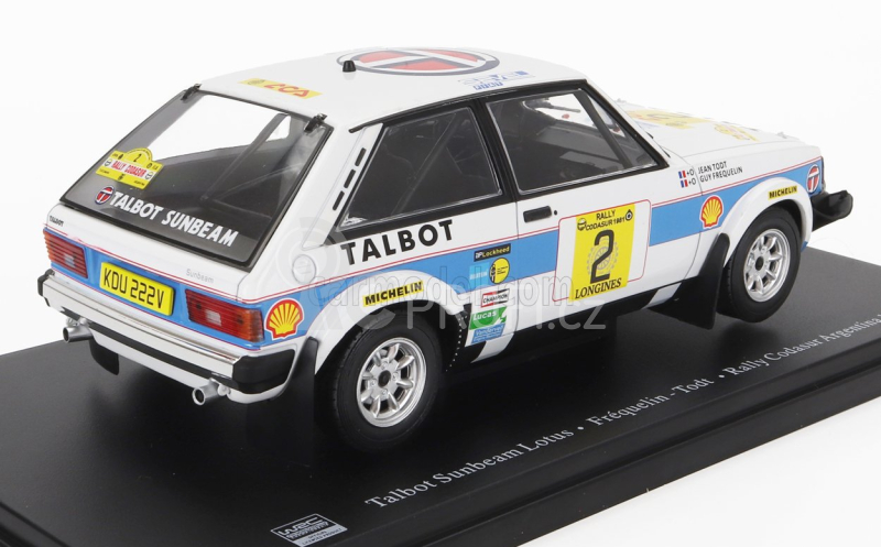 Edicola Talbot Sunbeam Lotus (night Version) N 2 G.Frequelin - J.Todt 1:24, bílá