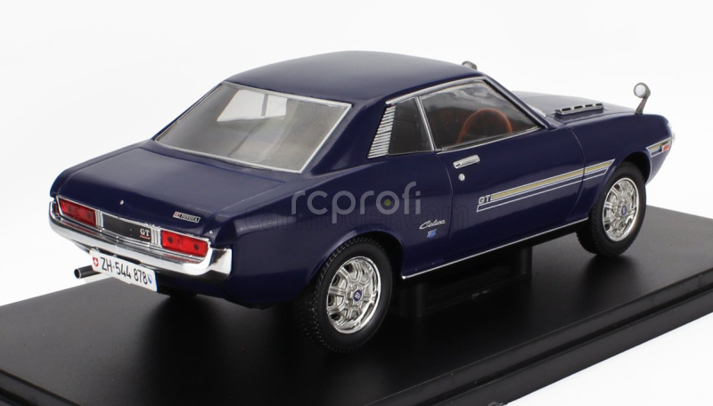 Edicola Toyota Celica Gt 1970 - Con Vetrina - With Showcase 1:24 Blue