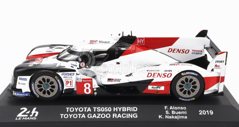 Edicola Toyota Ts050 Hybrid Team Toyota Gazoo Racing N 8 1:43, bílá
