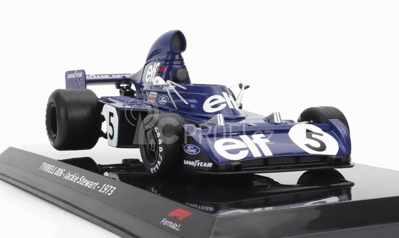 Edicola Tyrrell F1  Ford 006 Team Elf Tyrrel N 5 World Champion Season 1973 Jackie Stewart - Blister Box 1:24 Blue