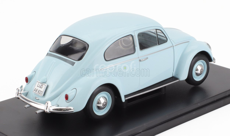 Edicola Volkswagen Beetle 1200 1960 - Con Vetrina - With Showcase 1:24 Velmi Světle Modrá