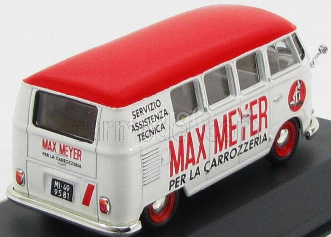 Edicola Volkswagen T1 Kombi Minibus Max Meyer 1959 1:43 Velmi Světle Šedá Červená