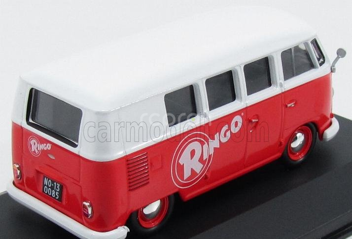 Edicola Volkswagen T1 Kombi Minibus Ringo 1967 1:43 Červená Bílá