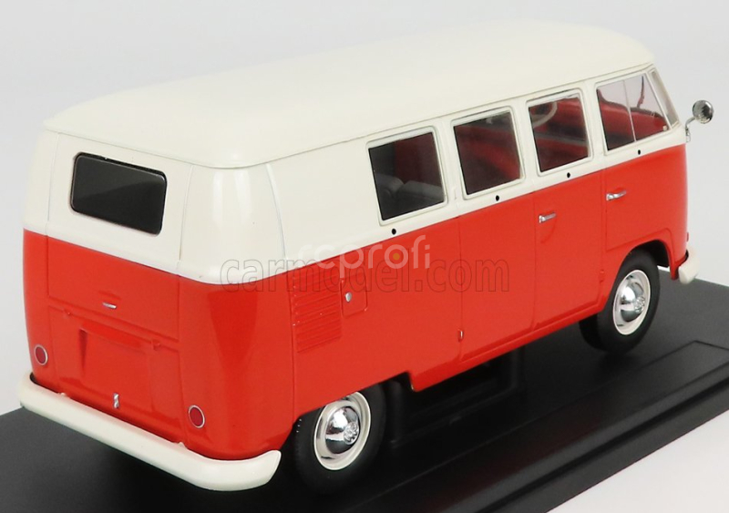 Edicola Volkswagen T1 Minibus 1965 1:24 Oranžová Bílá