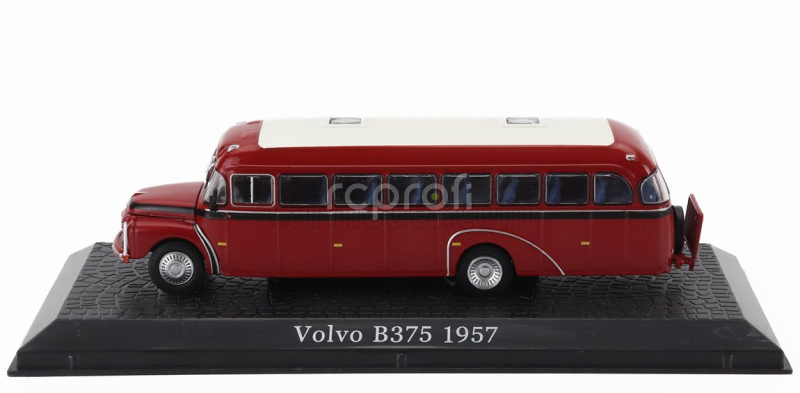 Edicola Volvo B375 Autobus 1957 - Damage Display Box 1:72 Červená Bílá