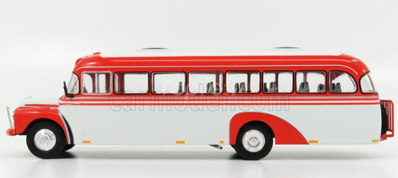 Edicola Volvo B375 Autobus Sweden 1957 1:43 Oranžová Bílá